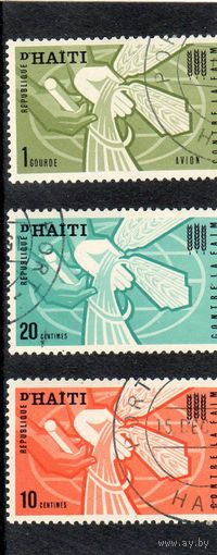 Гаити. Mi:HT 745-747. Серия: Свобода от голода. 1963