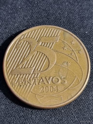 Бразилия 25 сентаво 2004