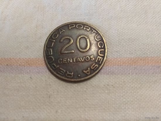 Мозамбик 20 сентаво, 1936 не частая!