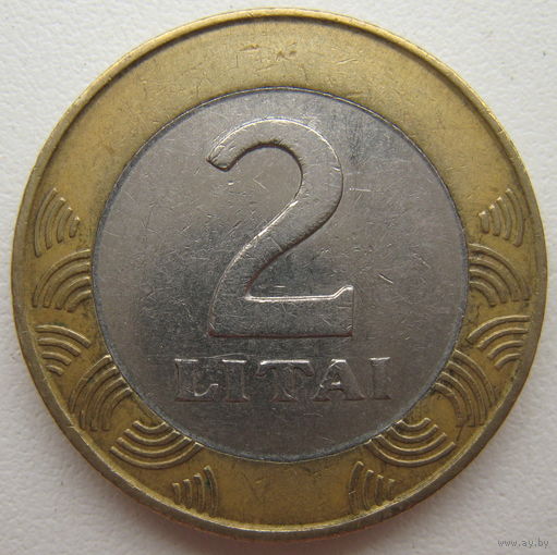 Литва 2 лита 1999 г. Цена за 1 шт.
