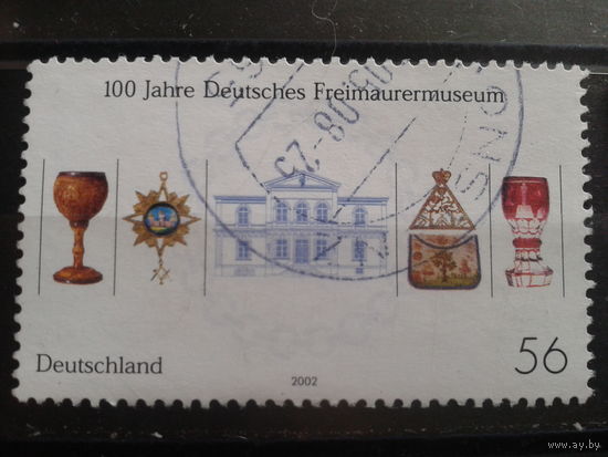 Германия 2002 экспонаты музея Михель-1,0 евро гаш