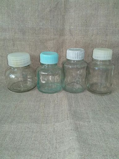 Бутылочки баночки от чернил СССР
