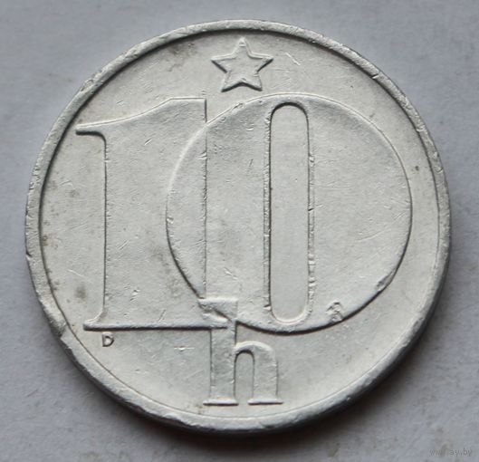 Чехословакия 10 геллеров, 1989 г.