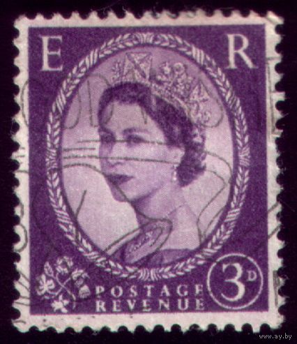 1 марка 1954 год Великобритания 252