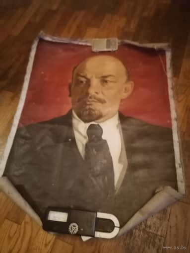 Портрет Ленин холст масло
