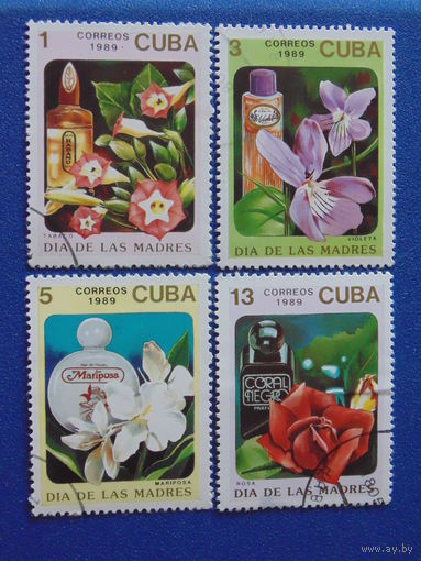 Куба 1989 г. Цветы.