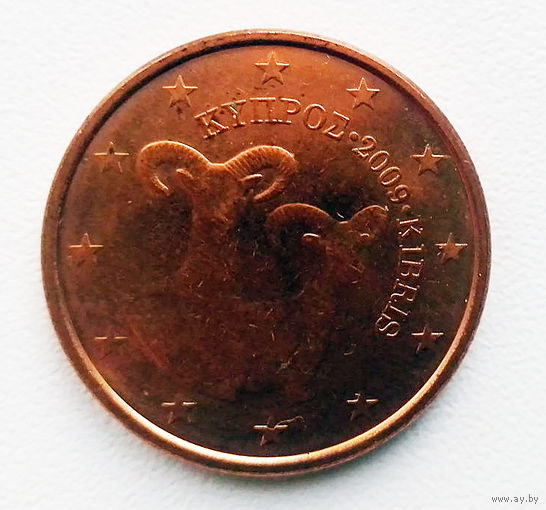 Кипр 5 евроцентов 2009