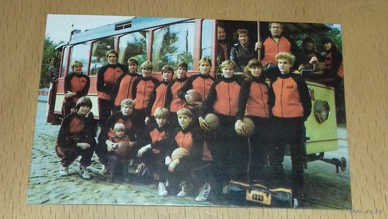 Календарик 1986 Спорт. СПТУ No 10. Рига