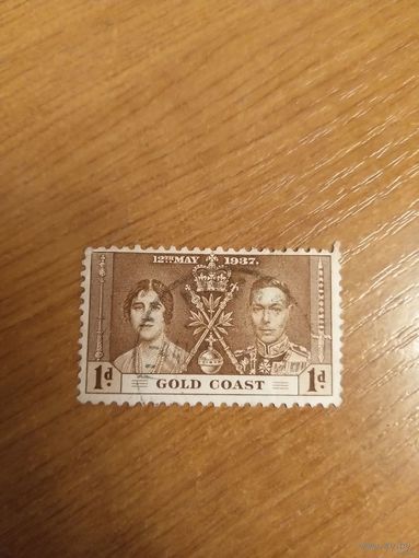 1937 британская колония Золотой Берег коронация (2-6)