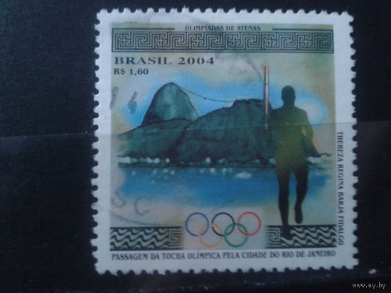 Бразилия 2004 Олимпиада в Афинах Михель-1,1 евро гаш