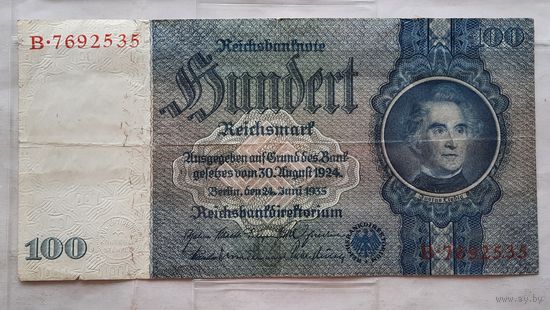 100 рейхсмарок, 1935.Германия.