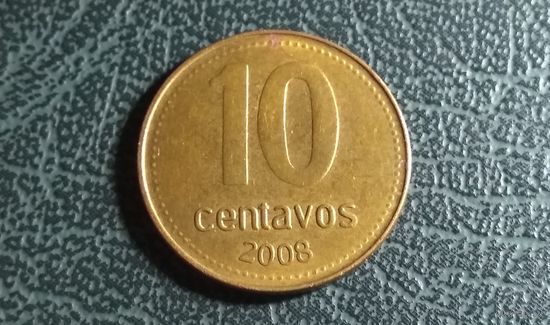 10 сентаво 2008. Аргентина.