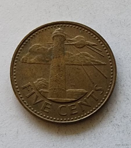 Барбадос 5 центов, 2000