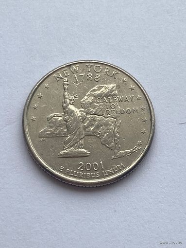 25 центов 2001 г. Нью-Йорк, США