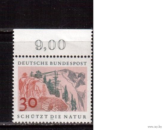 Германия(ФРГ)-1969,(Мих.593), ** , Природа