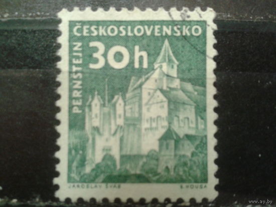 Чехословакия 1961 Стандарт, замок 30 геллеров