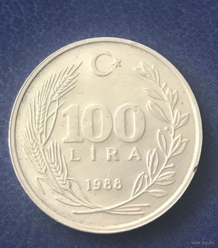 Турция 100 лир 1988