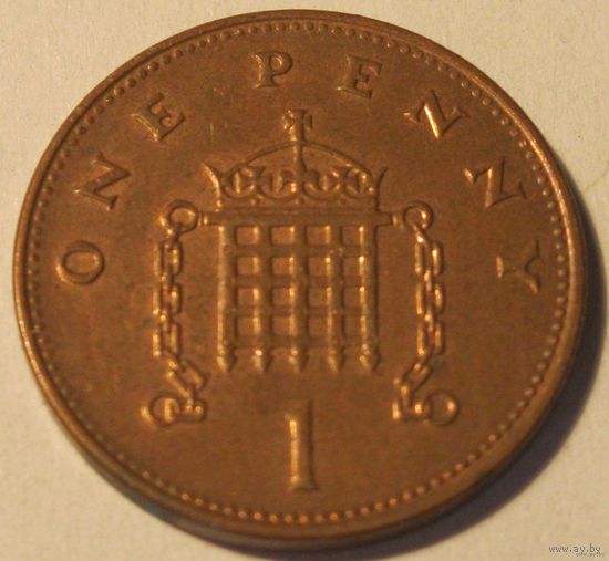 Великобритания 1 пенни 1992