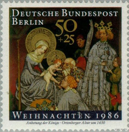 Германия ЗАПАДНЫЙ БЕРЛИН, 1985,  Библейские мотивы | Праздники | Рождество ** (Р)