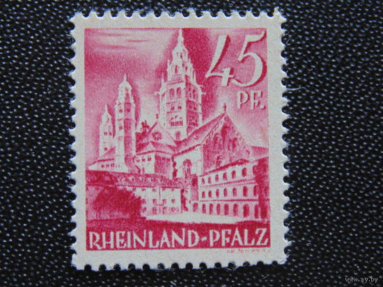 Германия 1947 г. Французская зона оккупации Рейнланд-Пфальц.