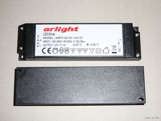 Arlight LED Driver (ARPV) 12V 1A для светодиодов 12В (блок питания, БП)