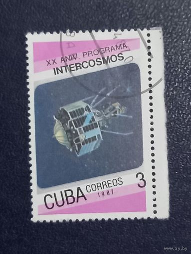 Куба 1987г. Интеркосмос.