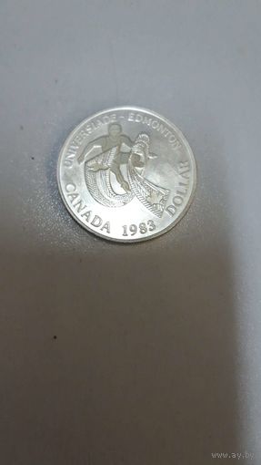 КАНАДА 1 доллар 1983 г