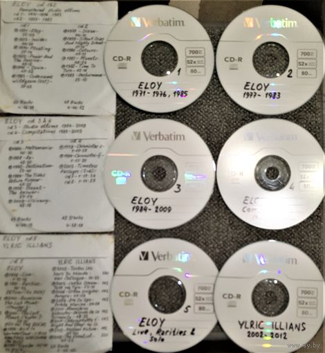 CD MP3 ELOY, Ylric ILLIANS - 6 CD