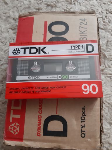 Кассета TDK D 90. Из блока.