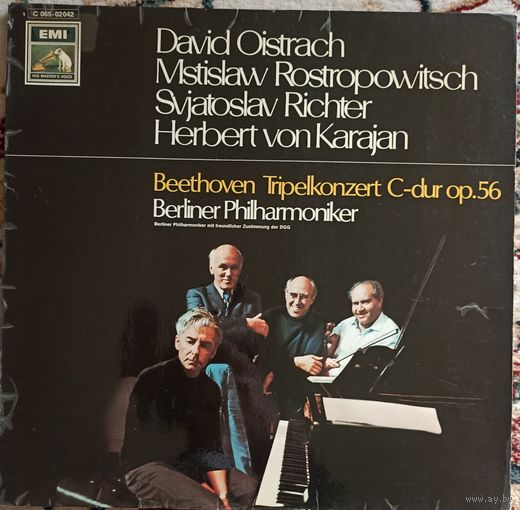 David Oistrach, Mstislaw Rostropowitsch, Svjatoslav Richter, Herbert von Karajan, Beethoven - Berliner Philharmoniker – Tripelkonzert C-Dur Op.56
