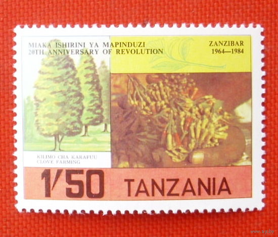 Танзания. Флора ( 1 марка ).