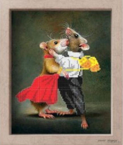 Вышивка " Крысиное танго"