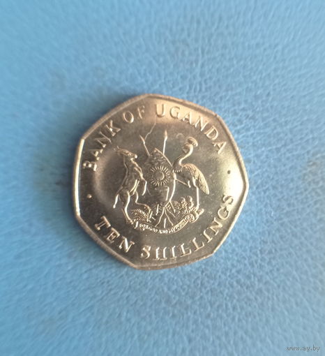 Уганда 10 шиллингов 1987 год состояние