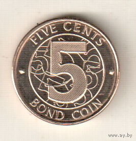 Зимбабве 5 цент 2014