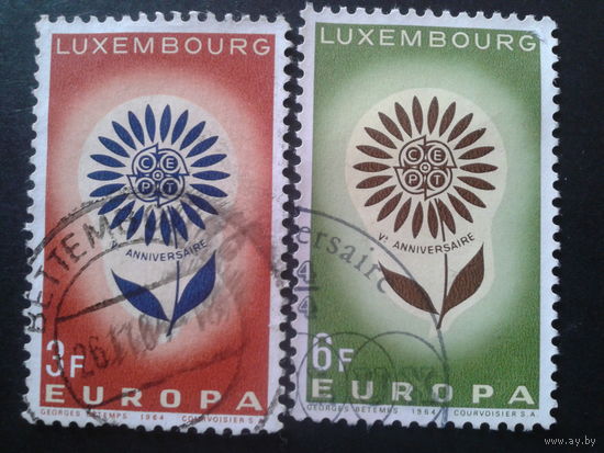 Люксембург 1964 Европа полная Mi-1,0 евро гаш.