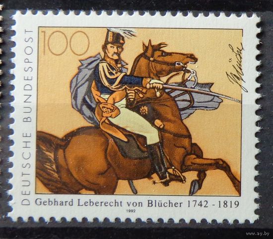 Современная Германия 1992г. Mi.1641 MNH** полная серия