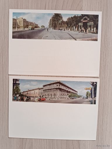 Две открытки Минск 1964 год.