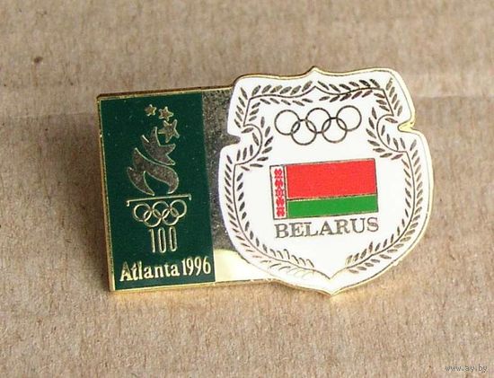 Значок Олимпиада Атланта 1996 Команда РБ Беларусь