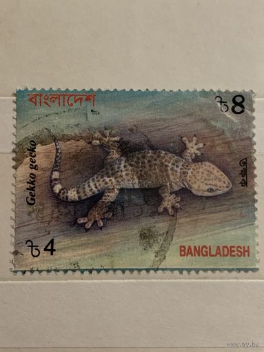 Бангладеш. Gekko gekko. Марка из серии