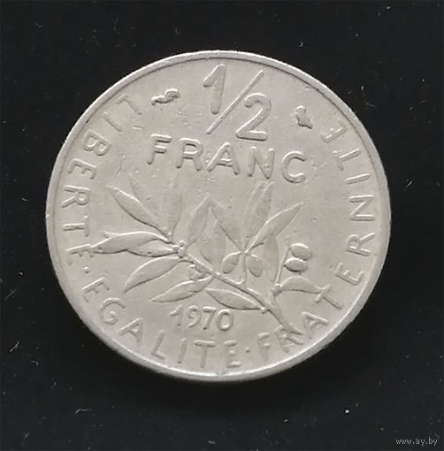 1/2 франка 1970 Франция #02