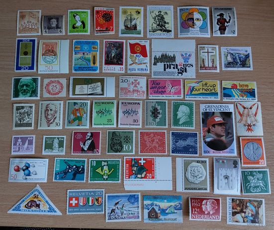 Более 50 чистых марок Мира