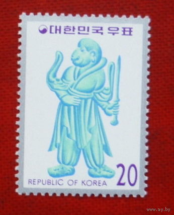 Южная Корея. Культура и искусство. ( 1 марка ). 6-12.
