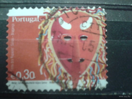 Португалия 2005 Стандарт, традиционная маска Михель-0,6 евро гаш