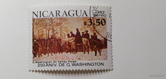 Никарагуа 1982. 250-летию со дня рождения Джорджа Вашингтона 1732-1799