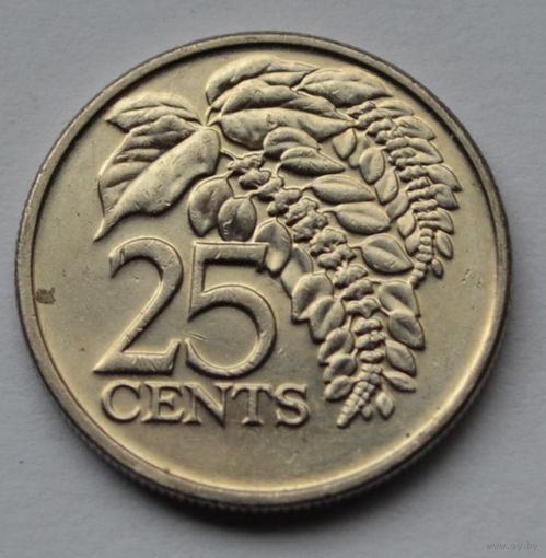 Тринидад и Тобаго, 25 центов 2009 г.