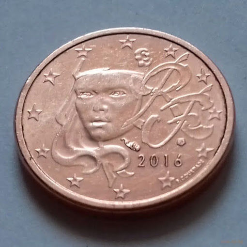 2 евроцента, Франция 2016 г.