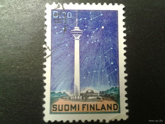 Финляндия 1971 астрономия, планетарий в Тампере
