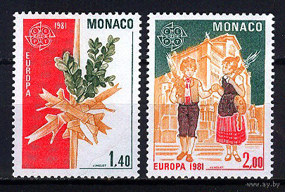 1981 Монако. Марки ЕВРОПА. Фольклор и праздники