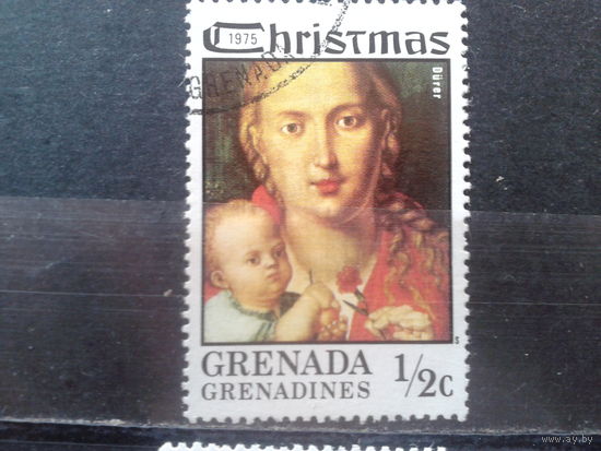 Гренада-Гренадины 1975 Рождество, живопись Дюрера