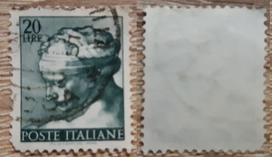 Италия 1961 Эскизы Сикстинской капеллы Микеланджело. 20 L